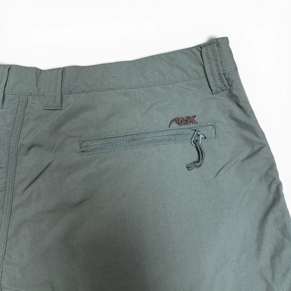 Mountain Khakis Granite Creek Shorts Mens 40 x 11 Green Hiking Nylon Gorp Tech